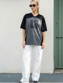 Koszulka Staff 13 black & graphite oversize