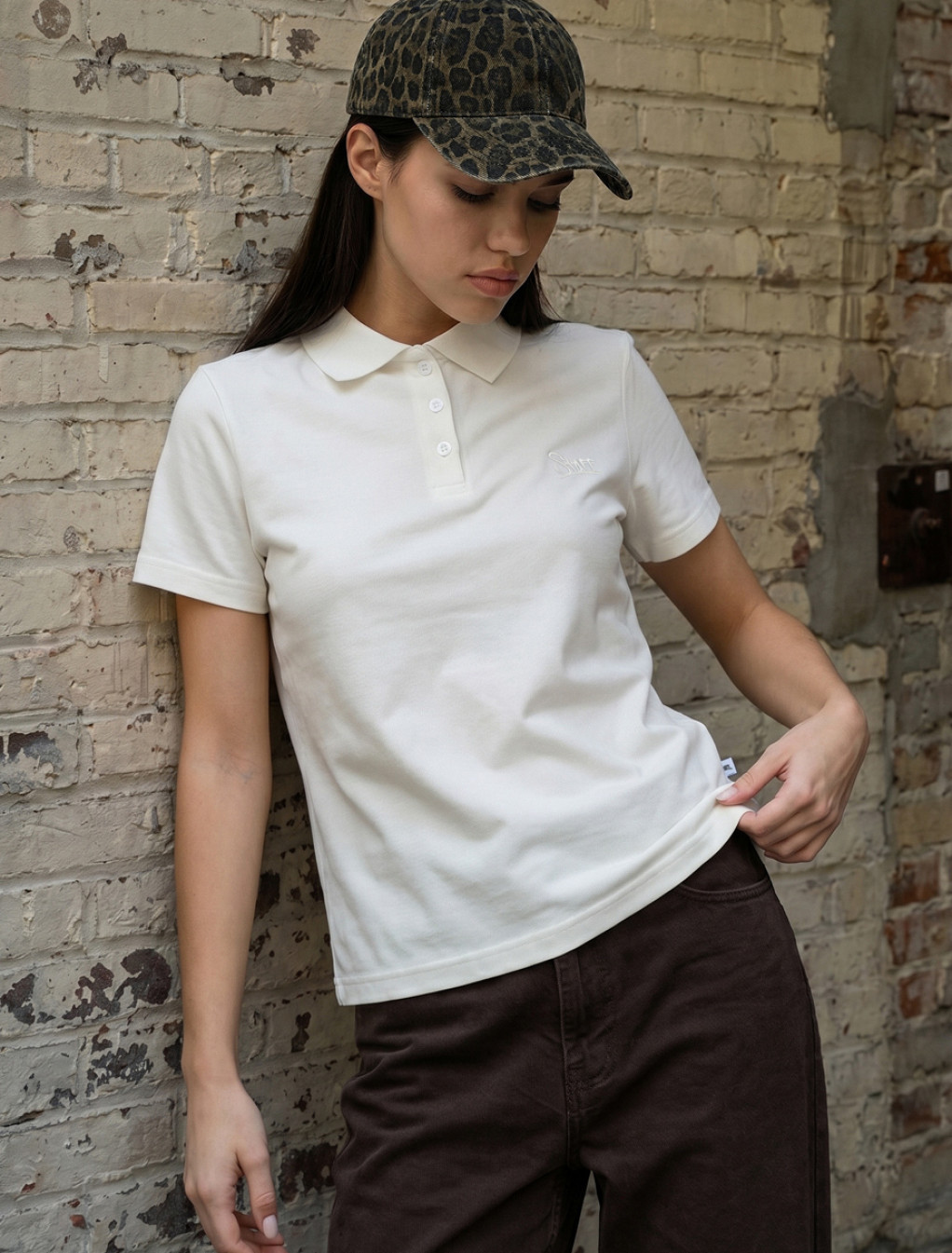 Polo Staff white logo