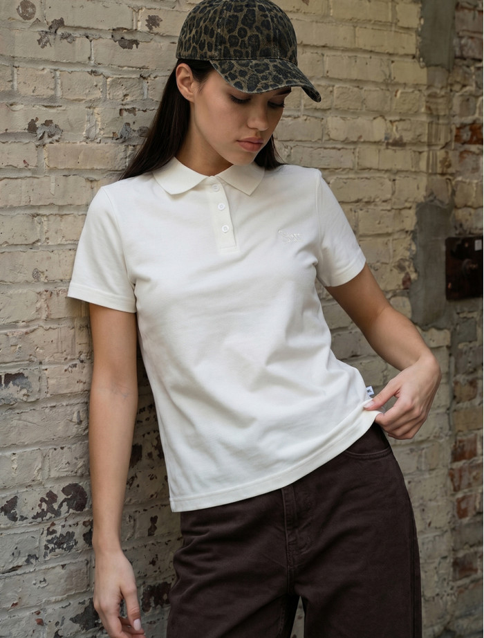 Polo Staff white logo