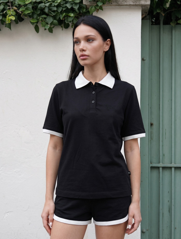 Komplet koszulka + spodenki Staff kolo black