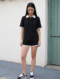 Komplet koszulka + spodenki Staff kolo black