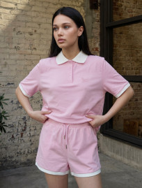Komplet koszulka + spodenki Staff kolo pink