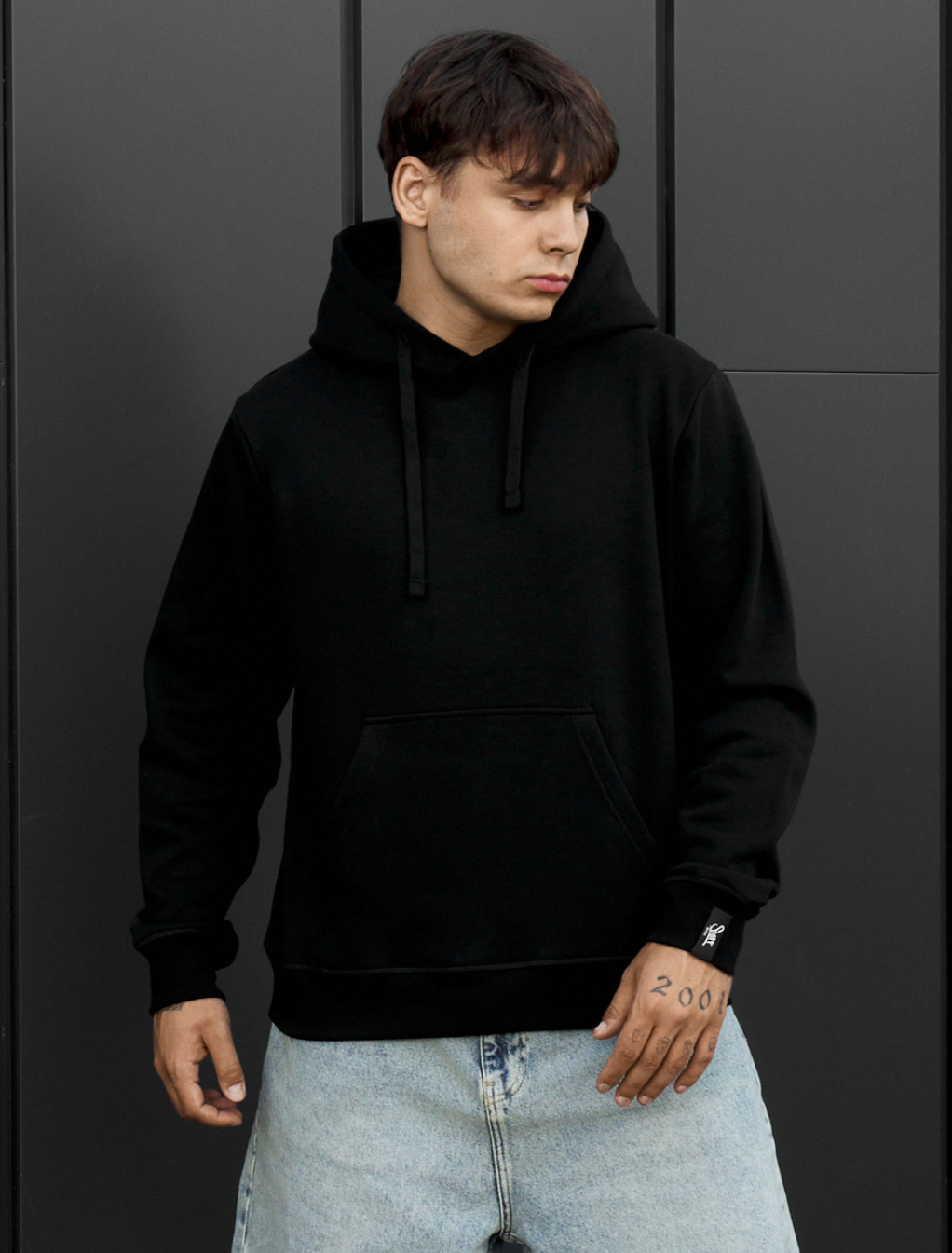 Bluza Staff black basic fleece