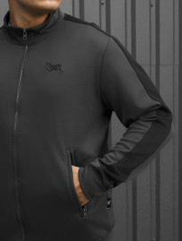 Dres Staff lampas zip logo dark gray