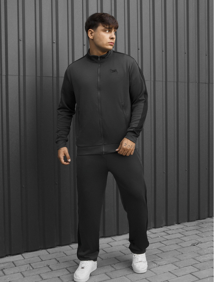 Dres Staff lampas zip logo dark gray