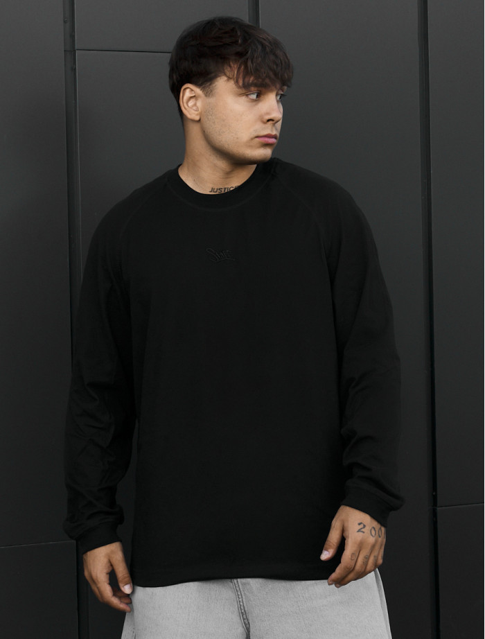 Longsleeve Staff black logo