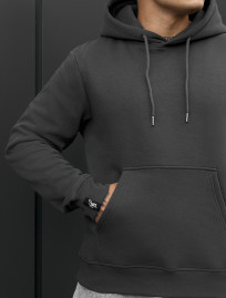 Bluza Staff dark gray basic fleece