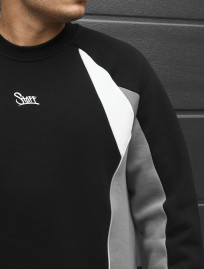 Bluza Staff val logo reflective oversize fleece