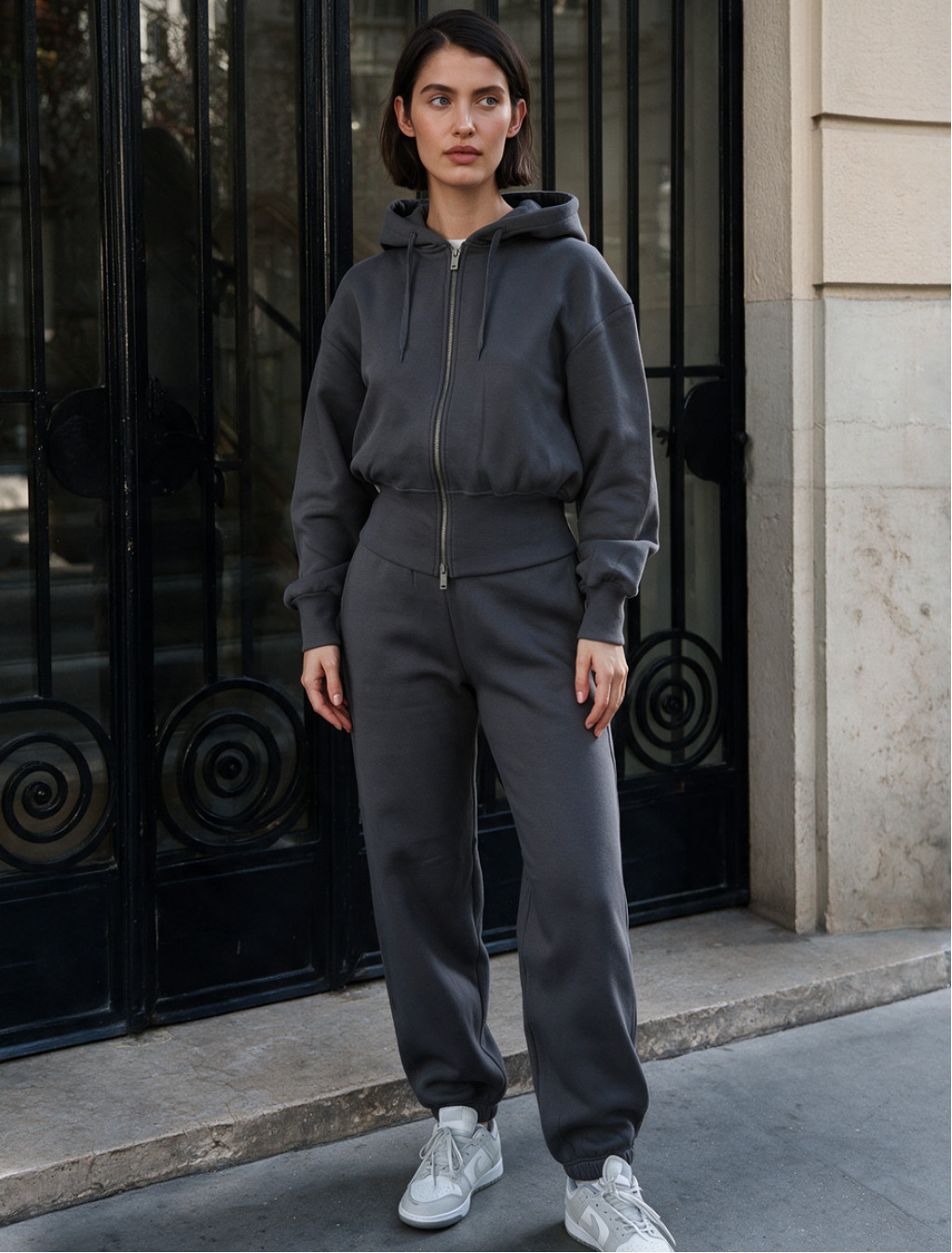 Dres Staff san dark gray fleece