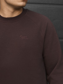 Bluza Staff logo brown fleece