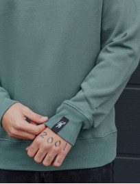 Bluza Staff green basic fleece