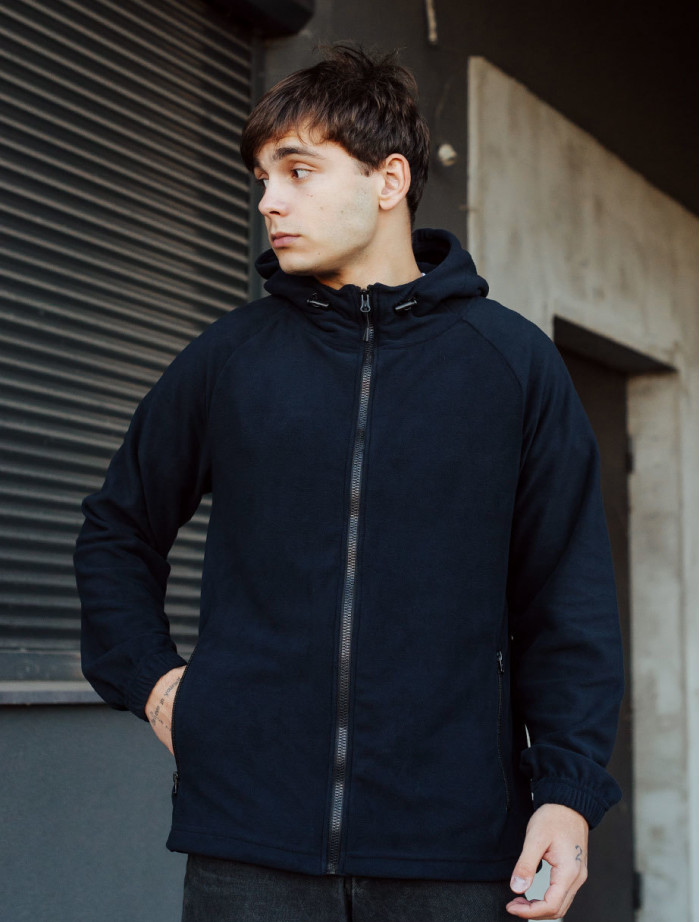 Bluza flisowa Staff black zip