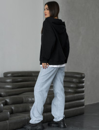 Damska bluza Staff black zip oversize