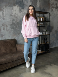 Damska bluza Staff logo pink oversize