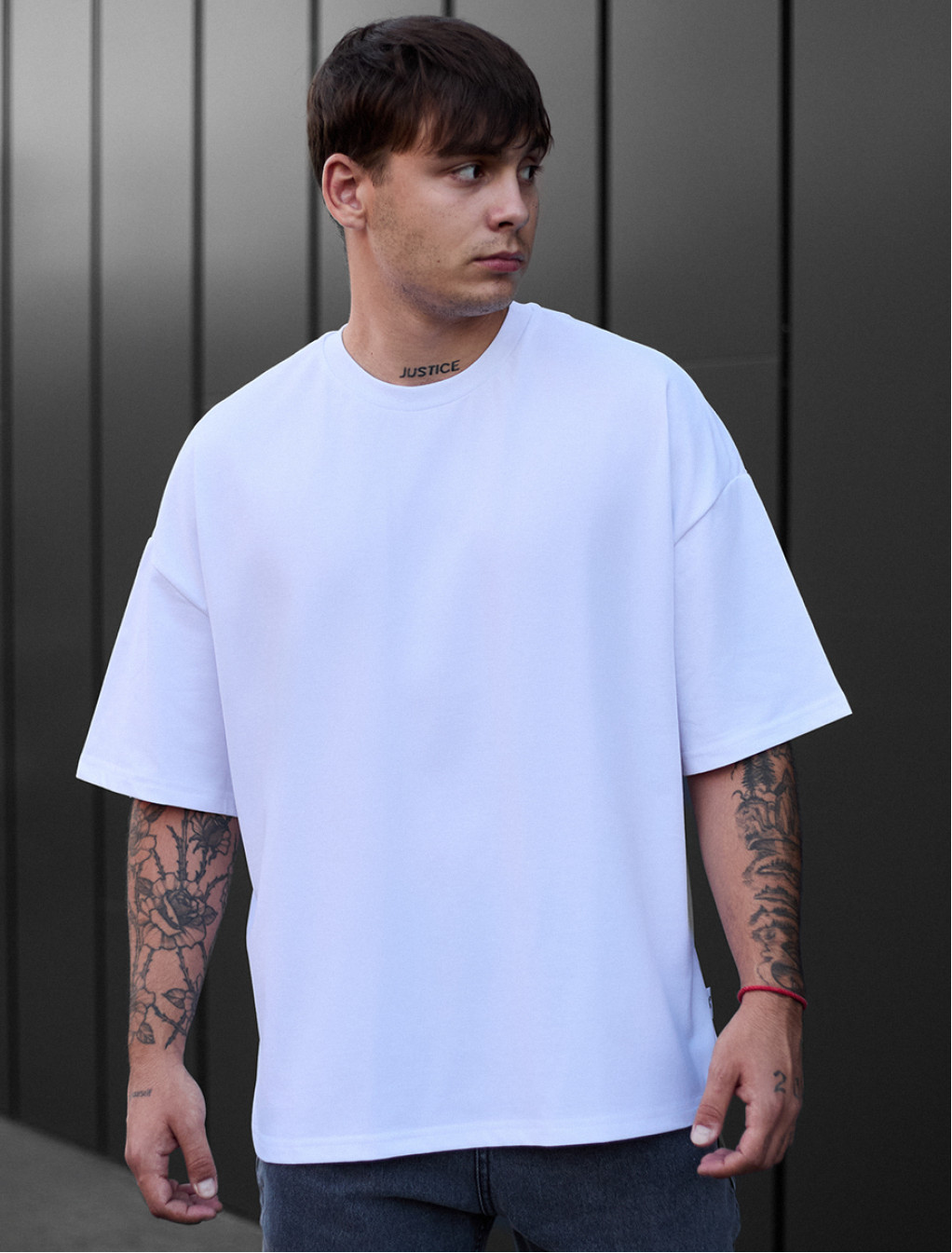 Koszulka Staff white basic oversize