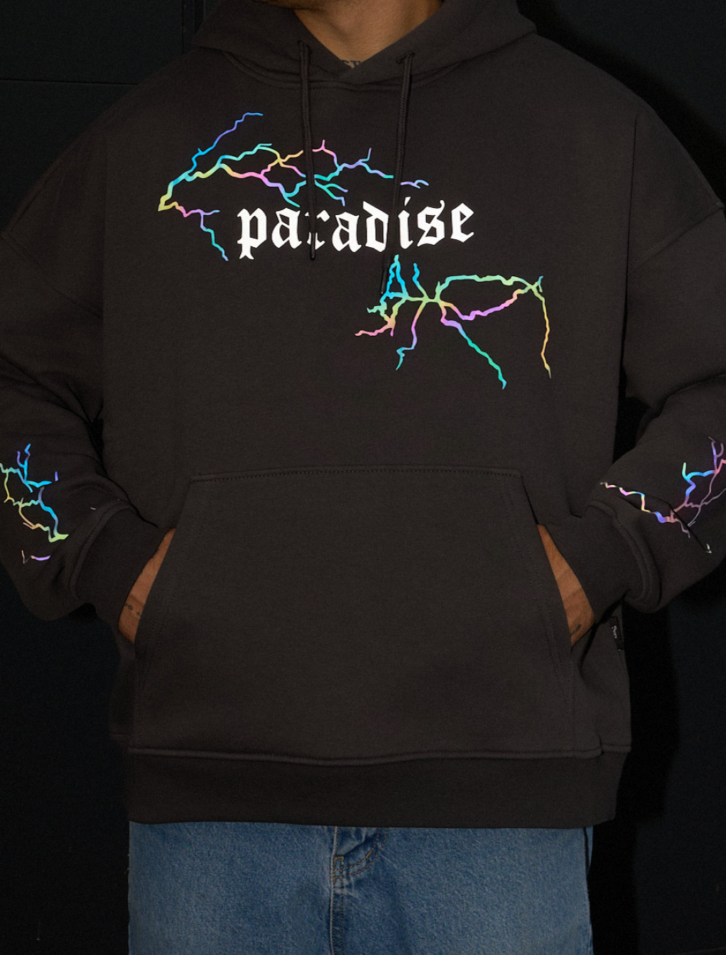 Bluza Staff paradise reflective oversize fleece
