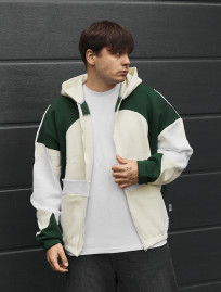 Bluza Staff mix zip oversize fleece
