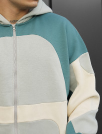 Bluza Staff mix zip 3 oversize fleece