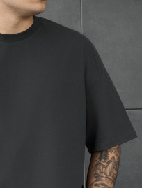 Koszulka Staff dark gray oversize