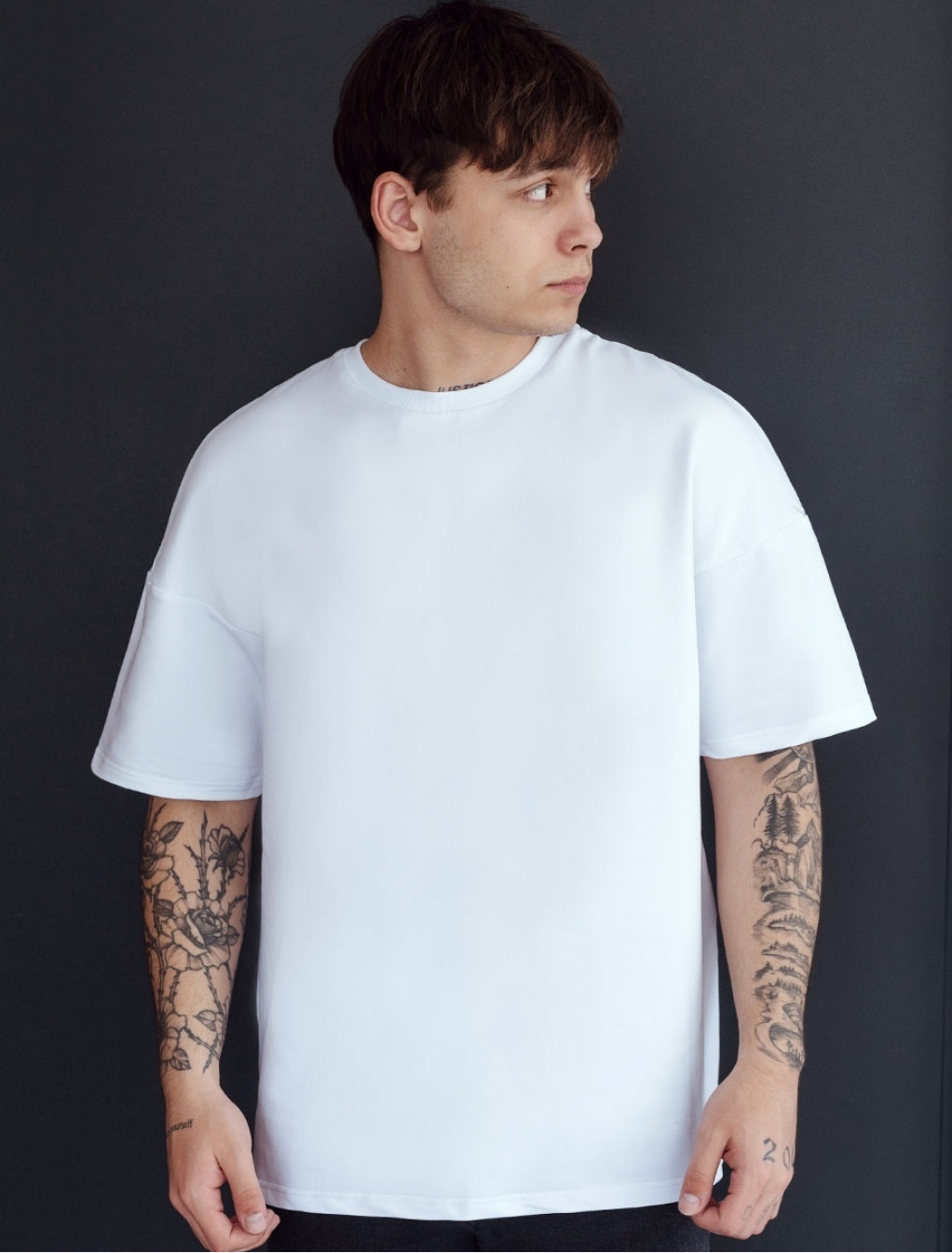 Koszulka Staff white basic oversize