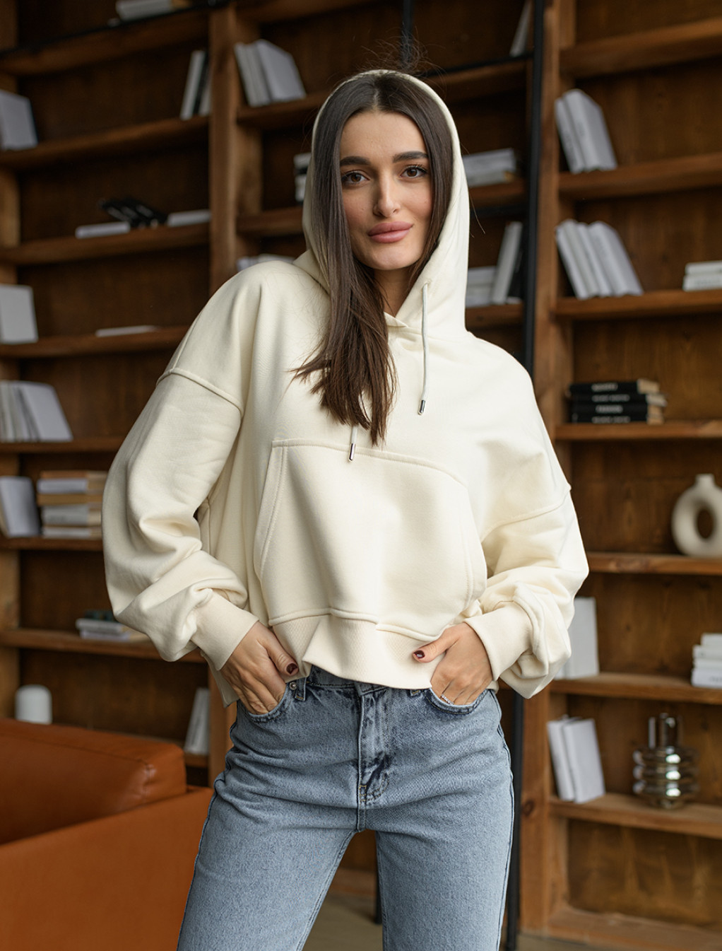 Damska bluza Staff ba milk oversize