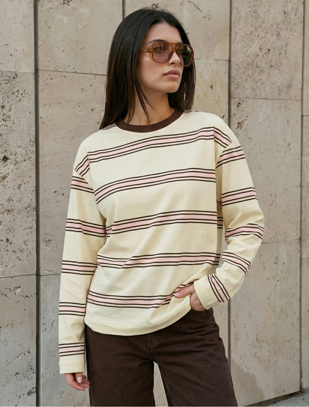Longsleeve Staff os milk & stripes