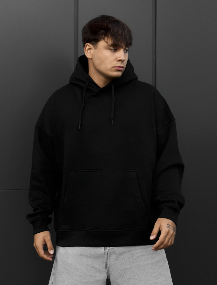 Bluza Худі Staff black oversize fleece