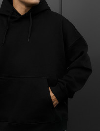 Bluza Худі Staff black oversize fleece