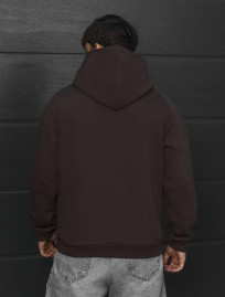 Bluza Staff dark brown fleece