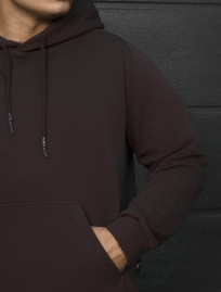 Bluza Staff dark brown fleece