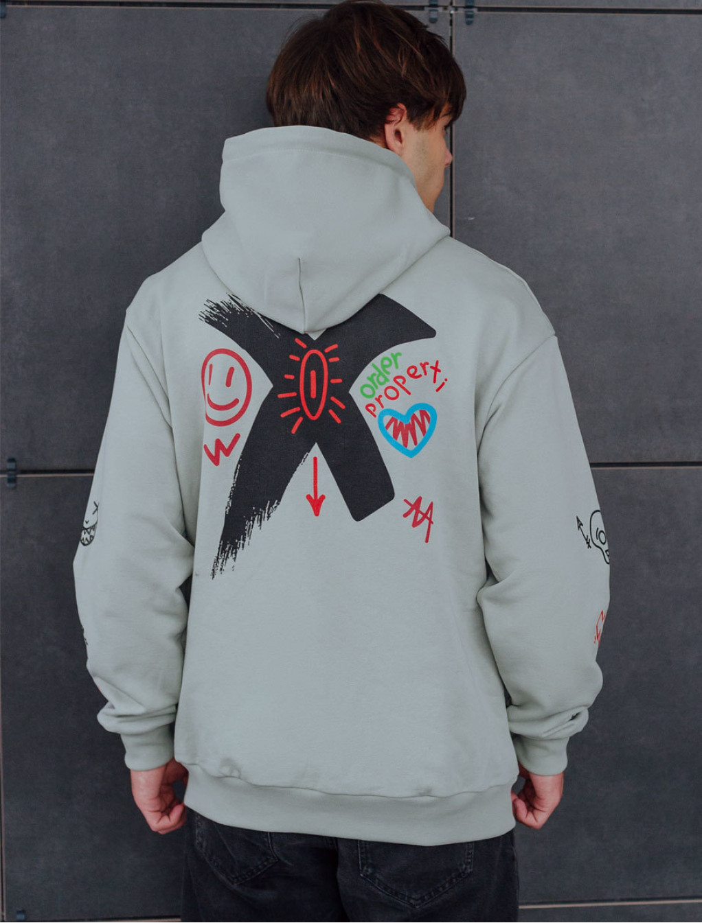 Bluza z kapturem Staff order oversize