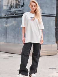 Koszulka Staff heart oversize