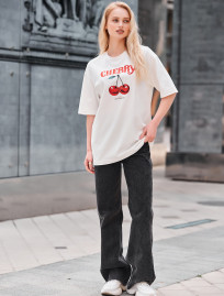 Koszulka Staff cherry oversize