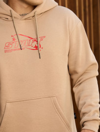 Bluza Staff red logo fleece