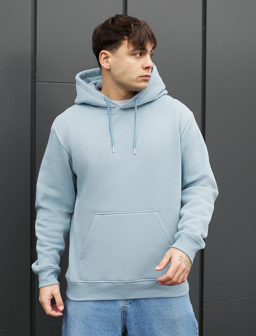 Bluza Staff light blue fleece