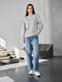 Bluza Staff low light gray fleece