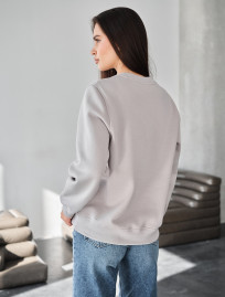 Bluza Staff low light gray fleece
