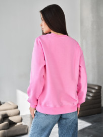 Bluza Staff low pink fleece