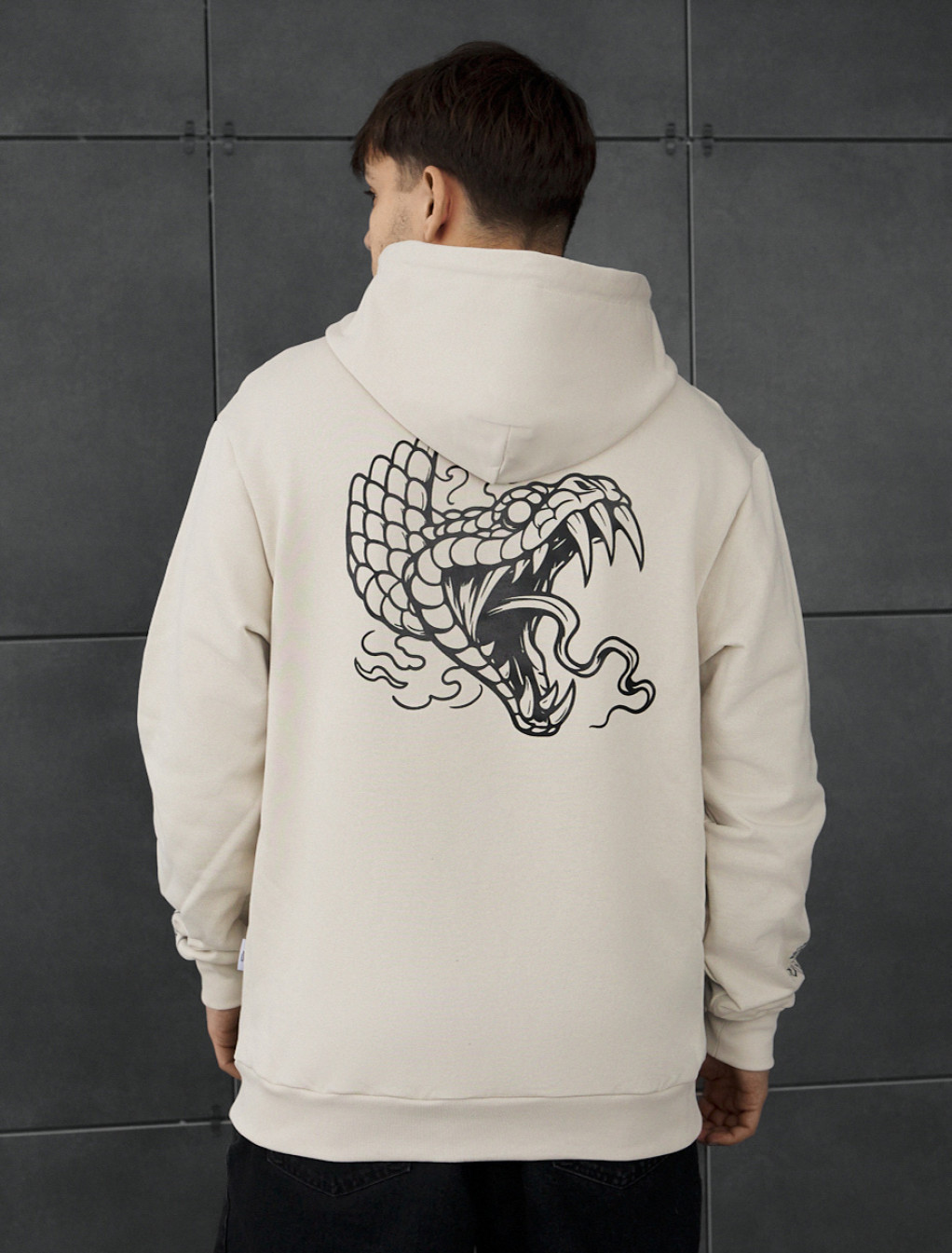 Bluza Staff snake & flowers oversize