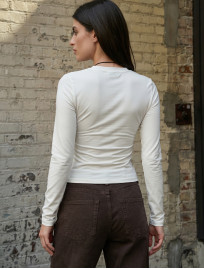 Longsleeve Staff fir white