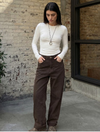 Longsleeve Staff fir white