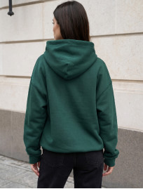 Bluza Staff lav dark green oversize fleece