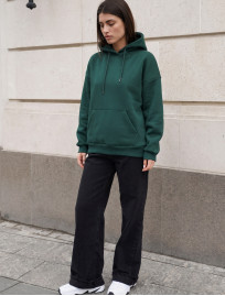 Bluza Staff lav dark green oversize fleece