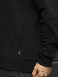 Bluza Staff zip black fleece