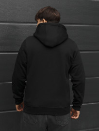 Bluza Staff zip black fleece