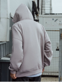 Bluza Staff gray basic oversize fleece