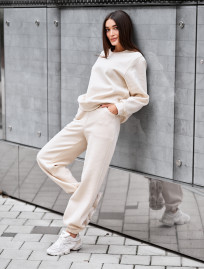 Dres damski Staff volu milk oversize fleece