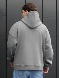 Bluza Staff gray oversize fleece