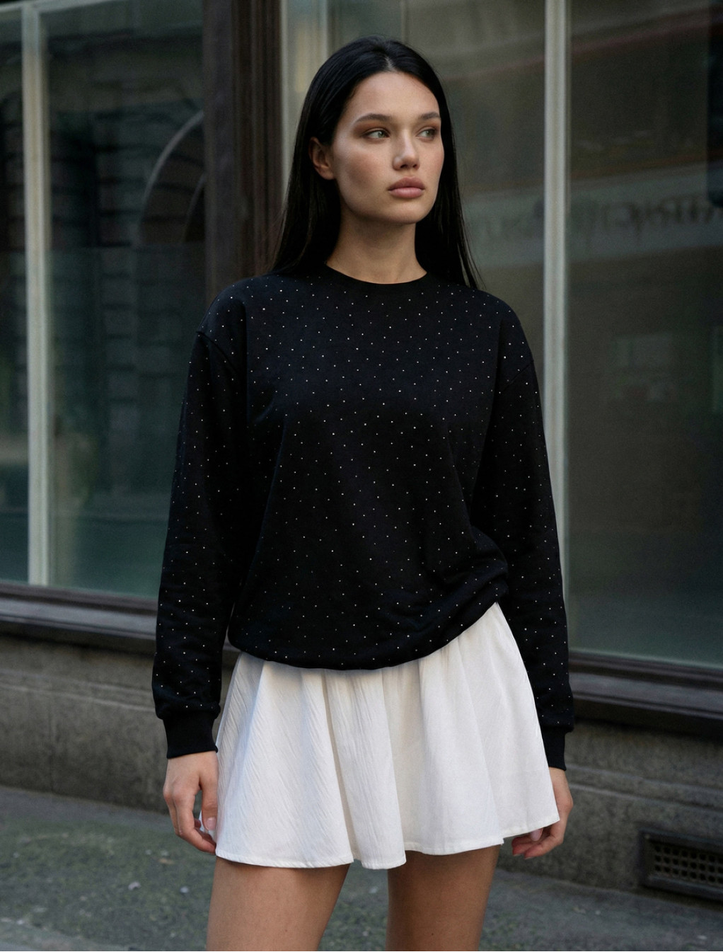 Longsleeve Staff bli black