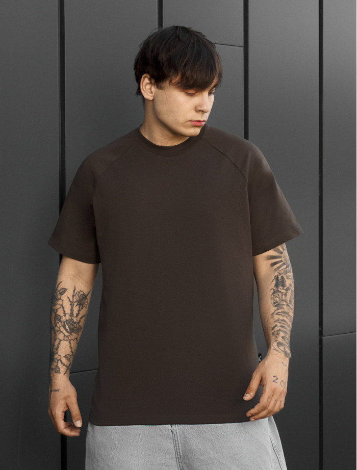 Koszulka Staff basic dark brown